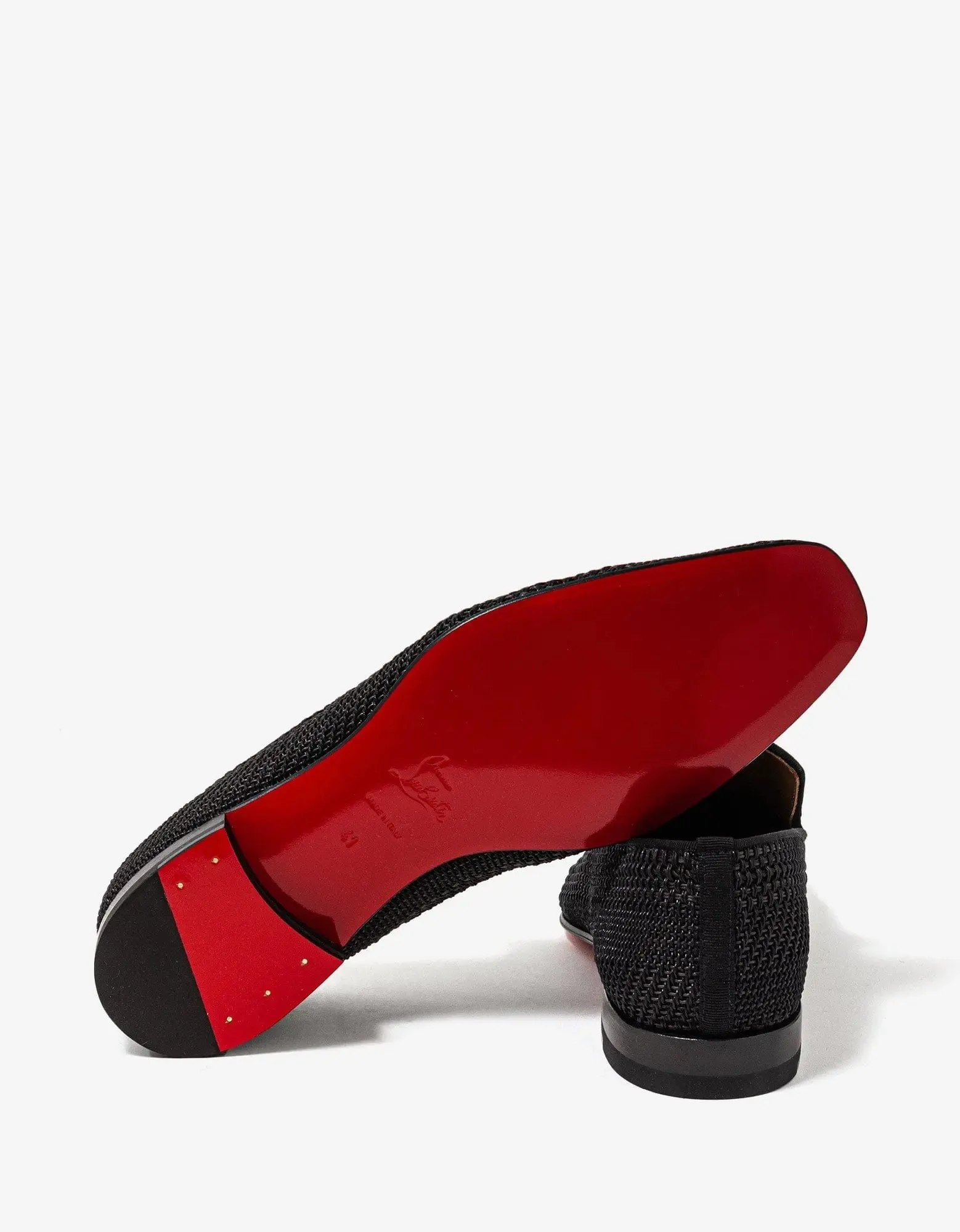 Christian Louboutin AC Dandelion Flat Brown Woven Loafer sold by Zoo Fashions product image thumbnail 3