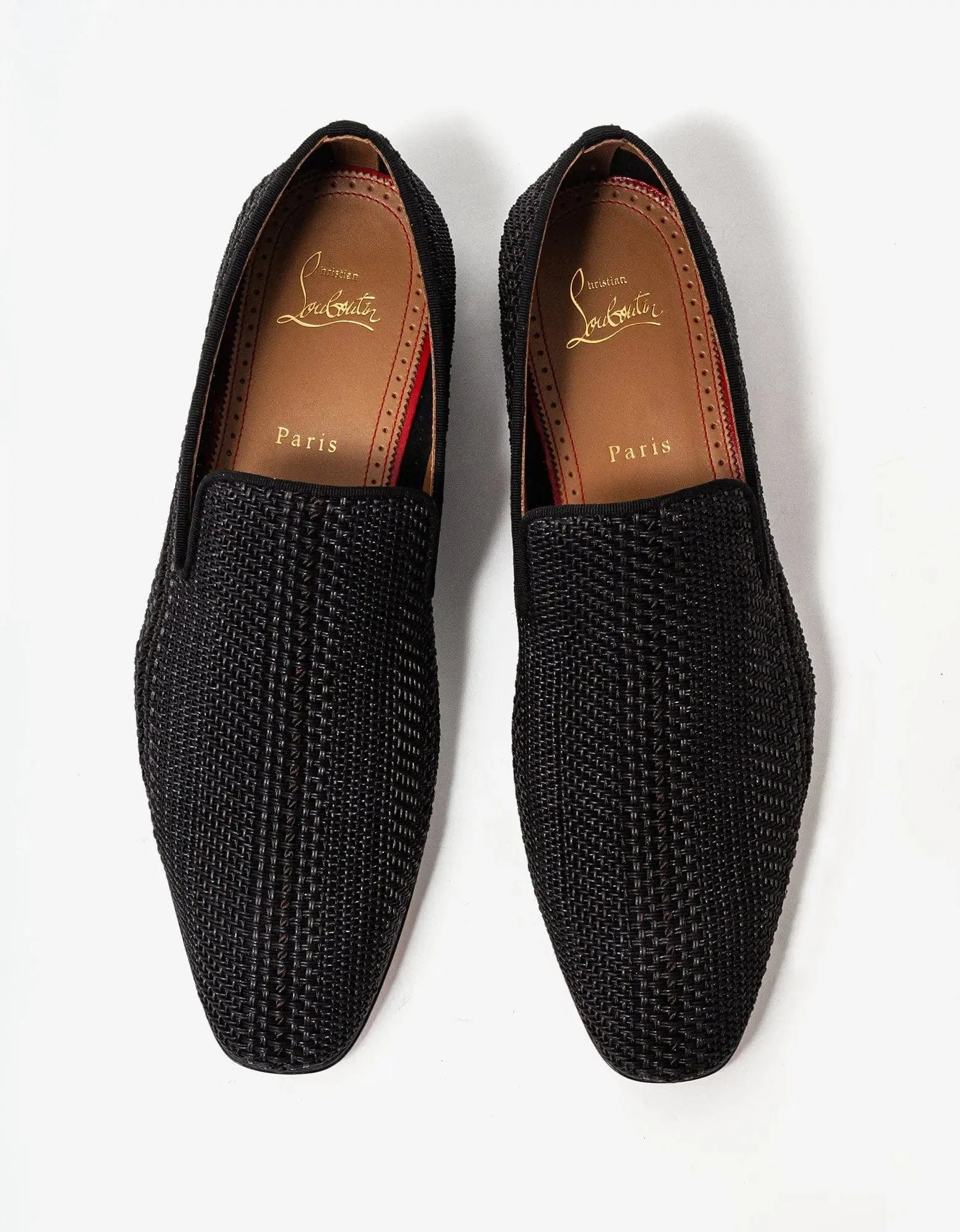 Christian Louboutin AC Dandelion Flat Brown Woven Loafer sold by Zoo Fashions product image thumbnail 5