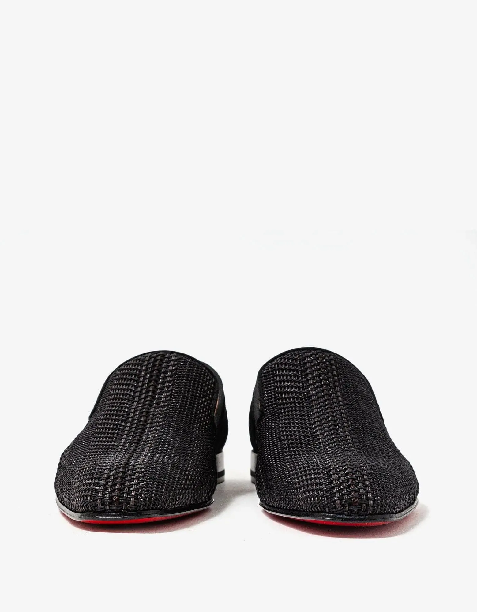 Christian Louboutin AC Dandelion Flat Brown Woven Loafer sold by Zoo Fashions product image thumbnail 4