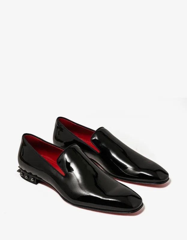 Christian Louboutin Marquees Black Patent Shoes sold by Zoo Fashions