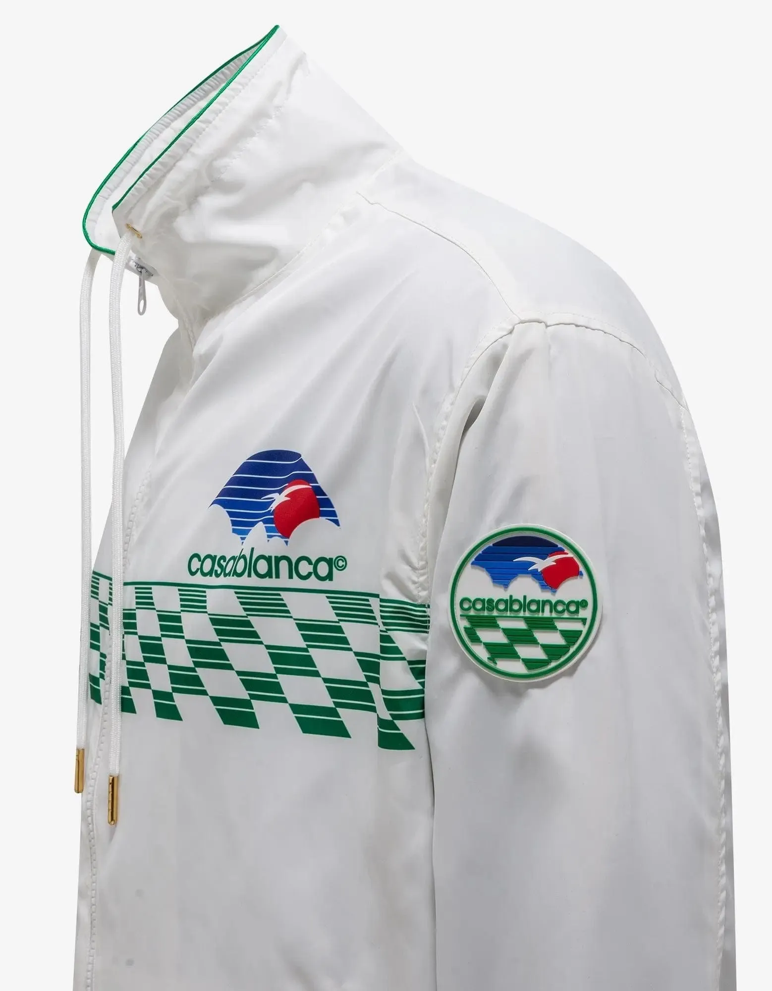 Casablanca White Tennis Horizon Track Jacket sold by Zoo Fashions product image thumbnail 3