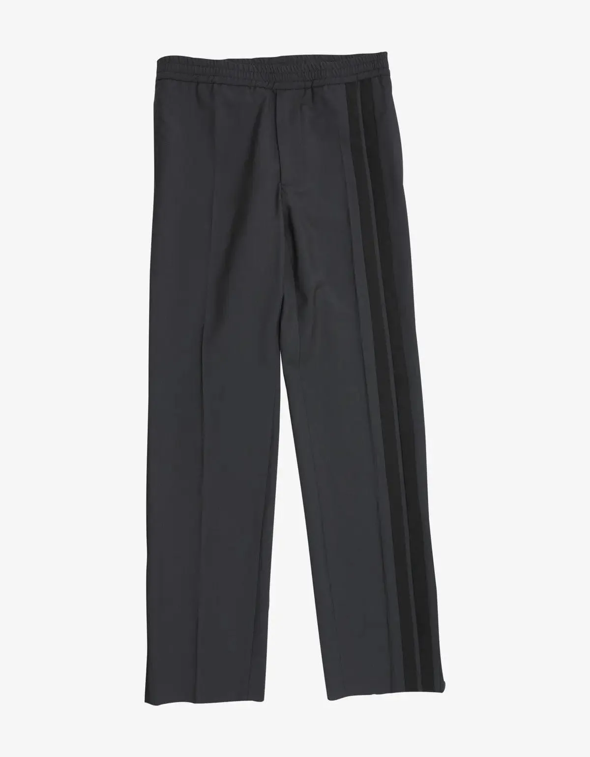 Valentino Grey Side Stripe Trousers sold by Zoo Fashions