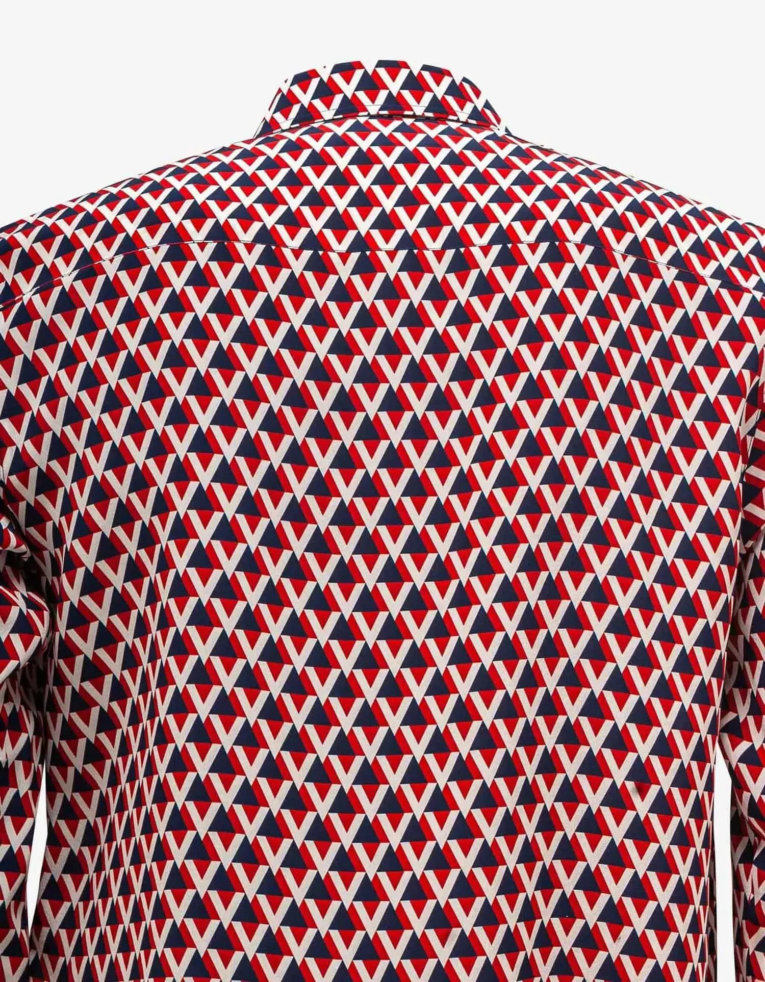 Valentino Veehive Print Silk Shirt sold by Zoo Fashions product image thumbnail 4