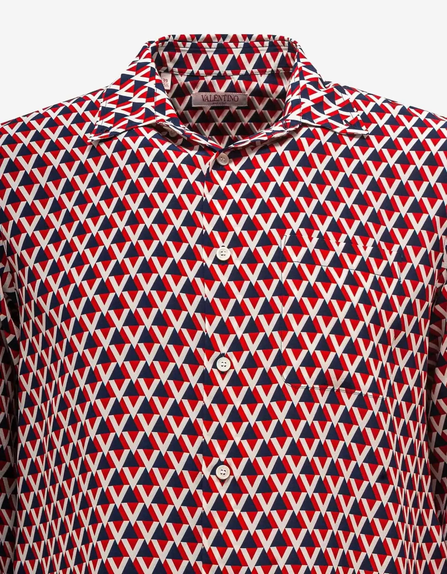 Valentino Veehive Print Silk Shirt sold by Zoo Fashions product image thumbnail 3