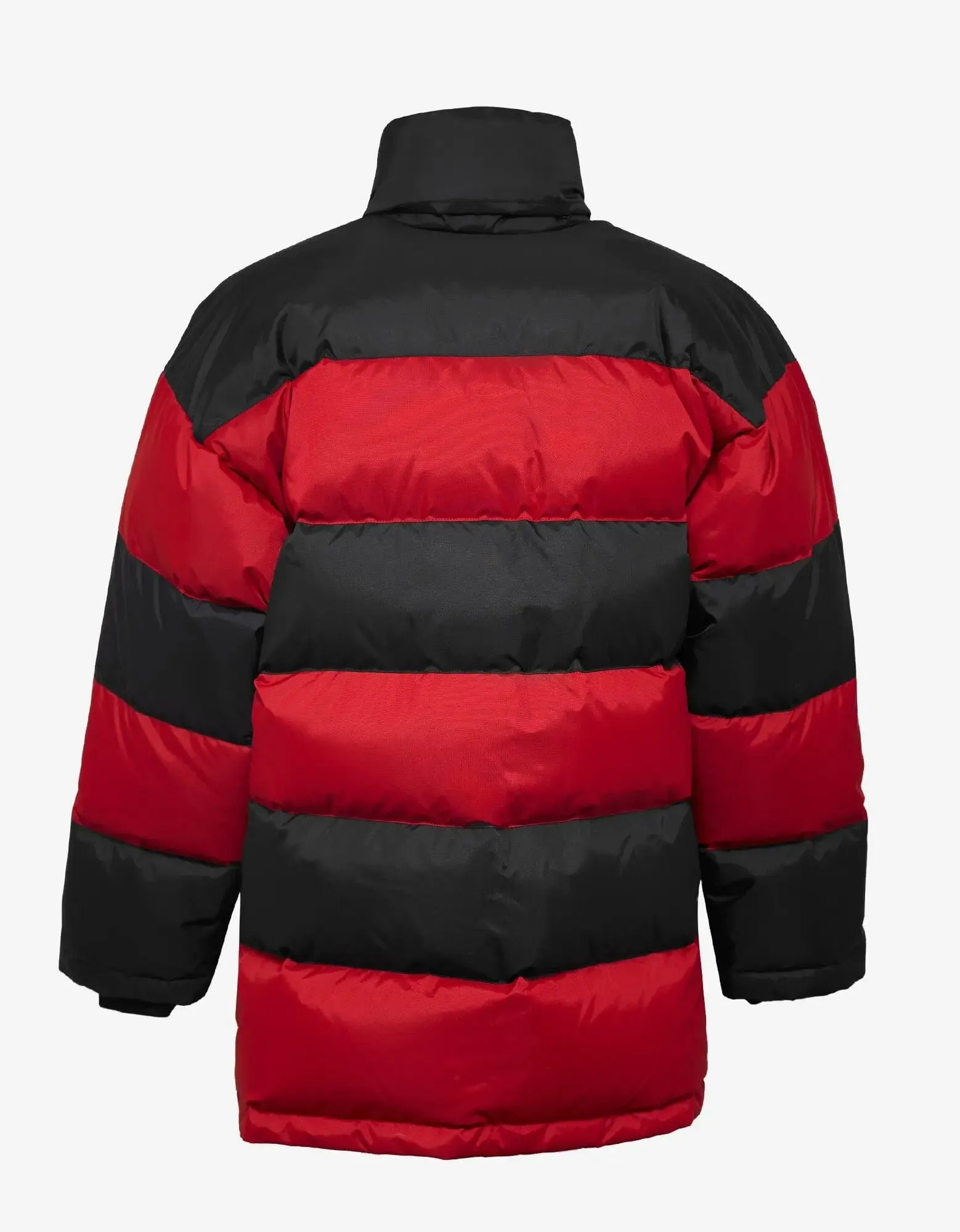 Balenciaga Red & Black Stripe Down Coat sold by Zoo Fashions product image thumbnail 2