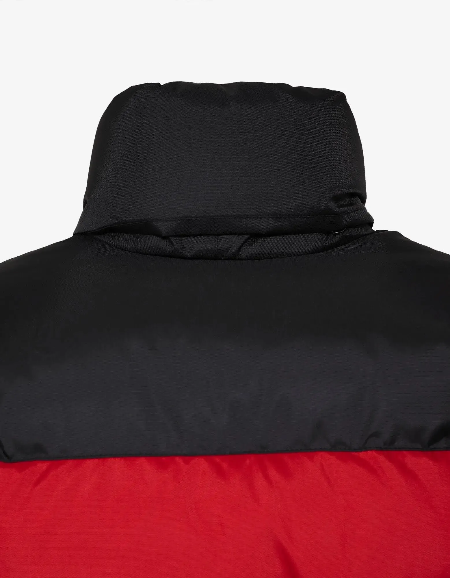 Balenciaga Red & Black Stripe Down Coat sold by Zoo Fashions product image thumbnail 4