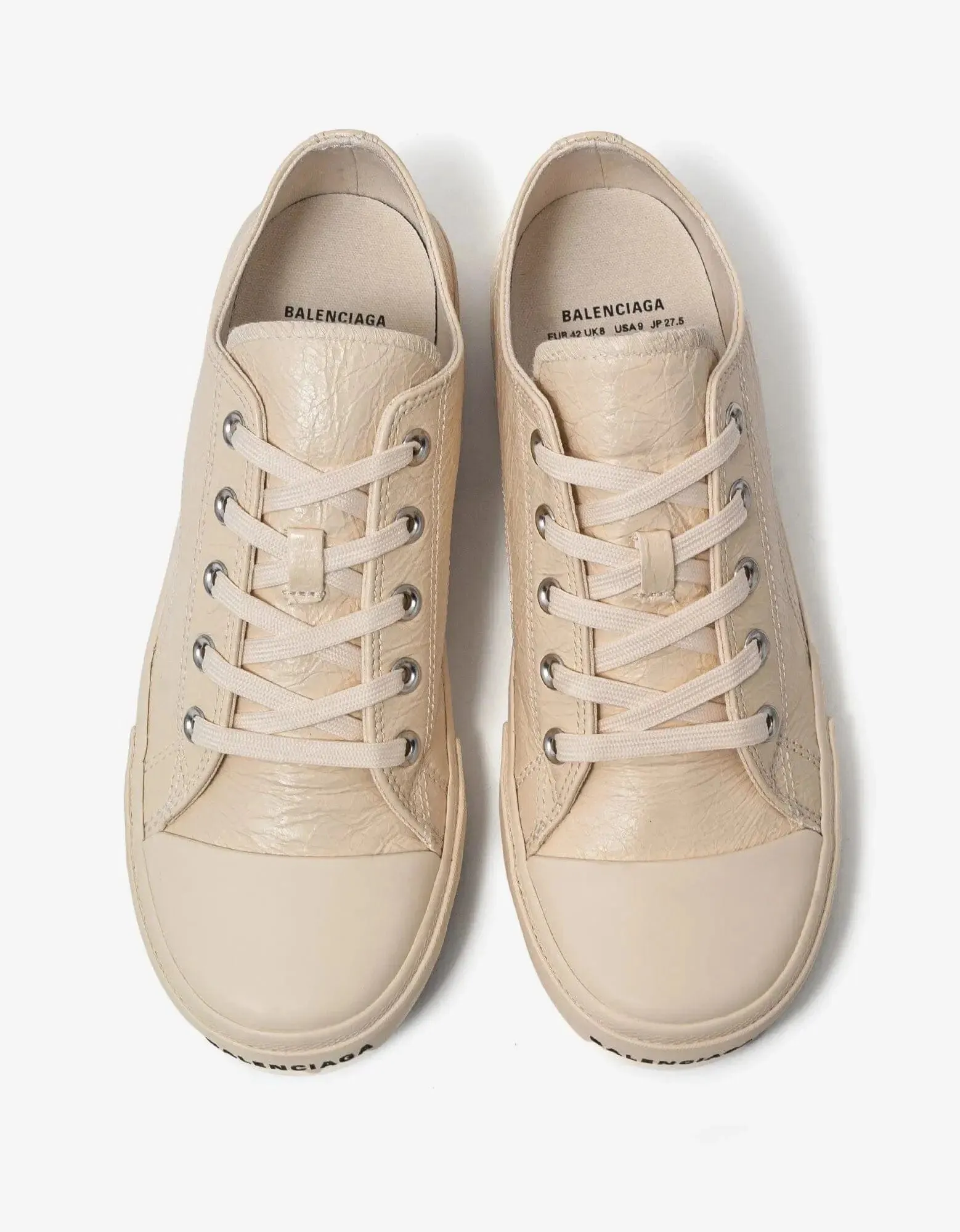 Balenciaga Off White Paris Low Top Trainers sold by Zoo Fashions product image thumbnail 5