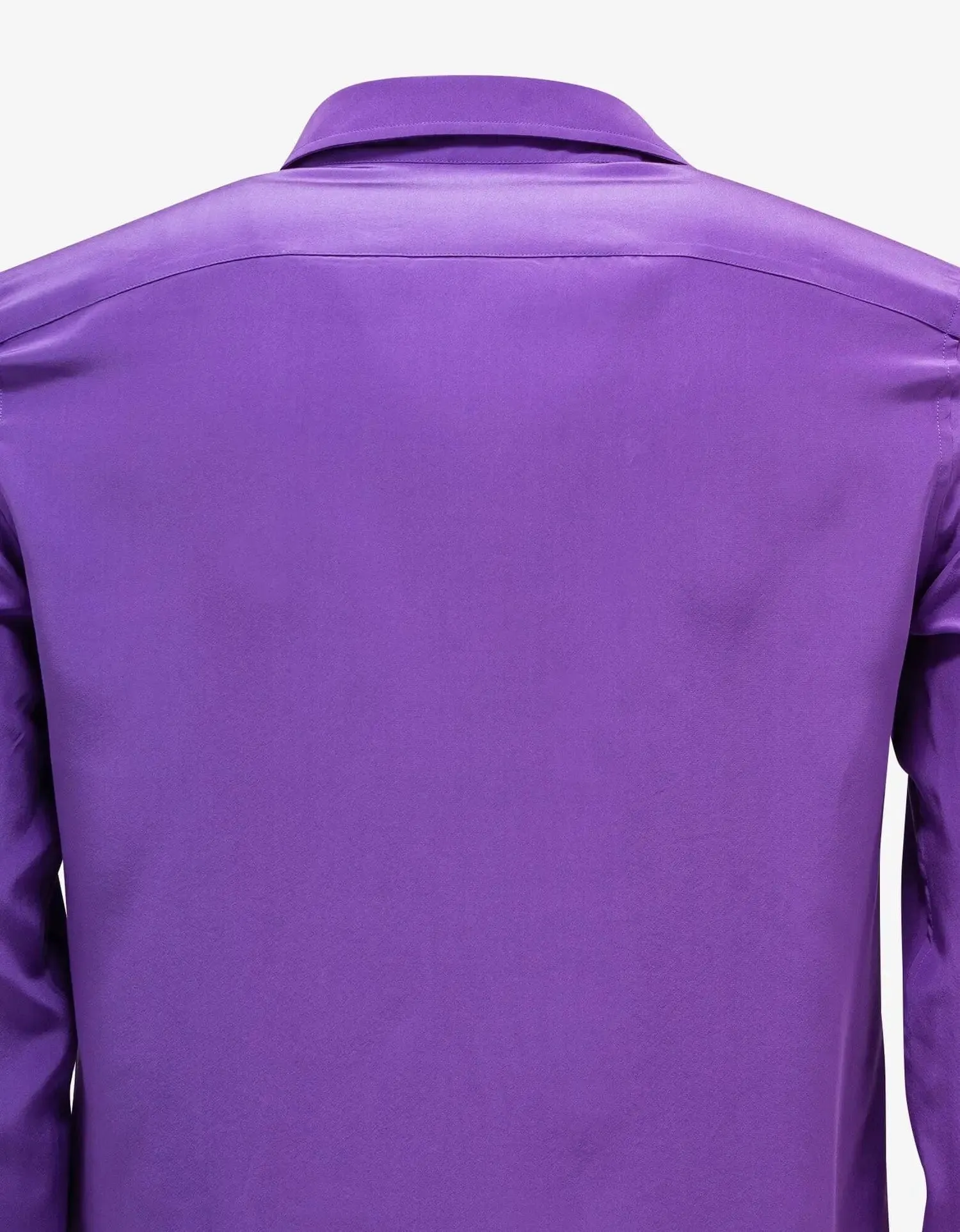 Valentino Lilac Silk Shirt sold by Zoo Fashions product image thumbnail 5