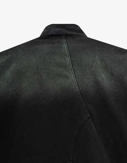 Balenciaga Black Deconstructed Denim Jacket sold by Zoo Fashions product image thumbnail 4