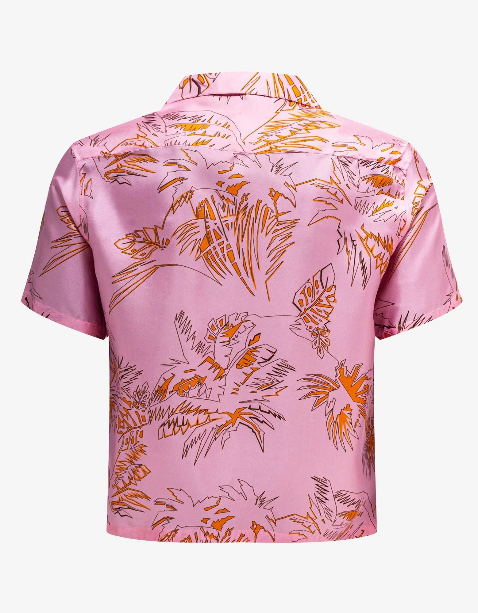 Palm Angels Pink Abstract Palms Bowling Shirt sold by Zoo Fashions product image thumbnail 2
