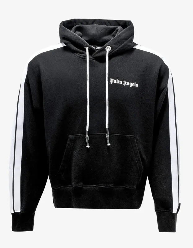 Palm Angels Black Fleece Track Hoodie sold by Zoo Fashions