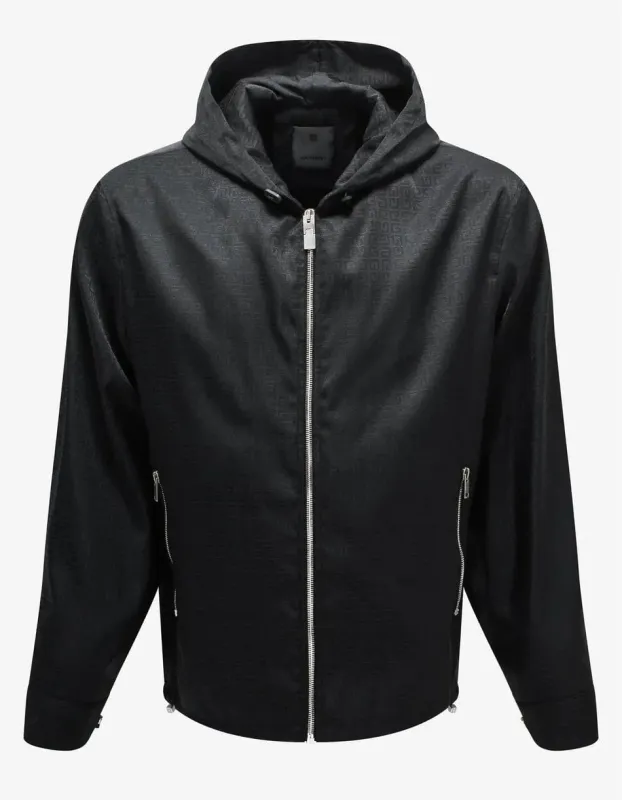 GUCCI FW22 Neoprene zip jacket with Web 'Black' 698448-XJEEP