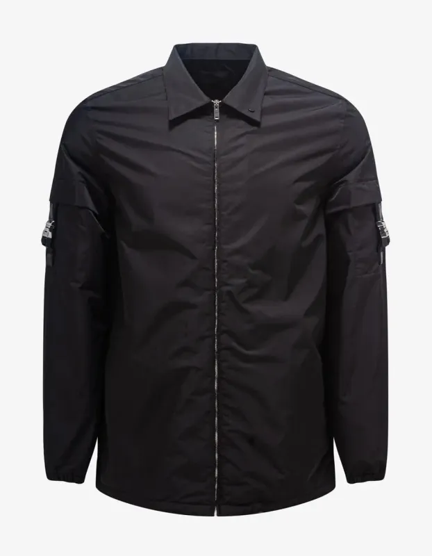 Givenchy Black 4G Buckle Pocket Overshirt sold by Zoo Fashions