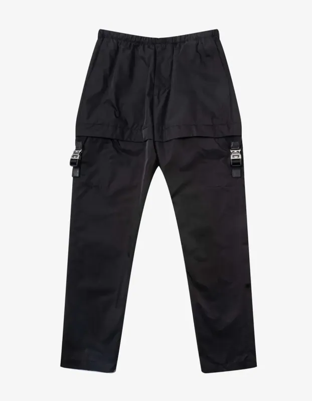 Givenchy Black 4G Buckle Cargo Trousers sold by Zoo Fashions