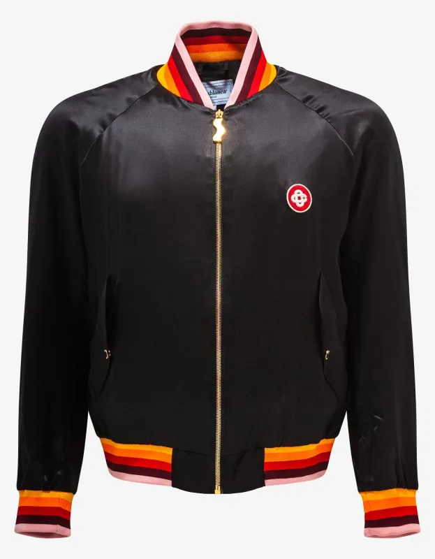 Casablanca Black Masao San Souvenir Jacket sold by Zoo Fashions