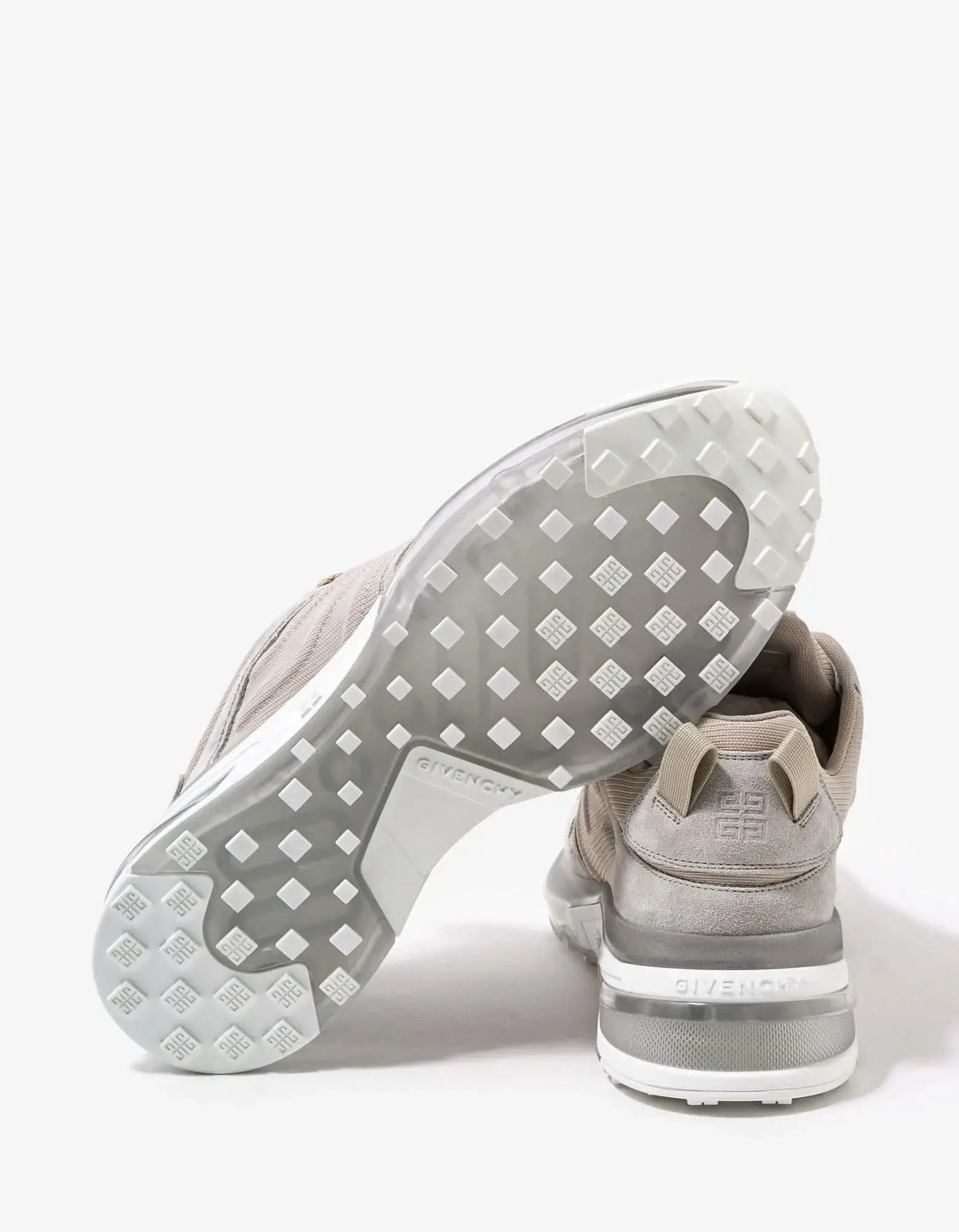 Givenchy Cream Giv 1 Leather & Mesh Trainers sold by Zoo Fashions product image thumbnail 3