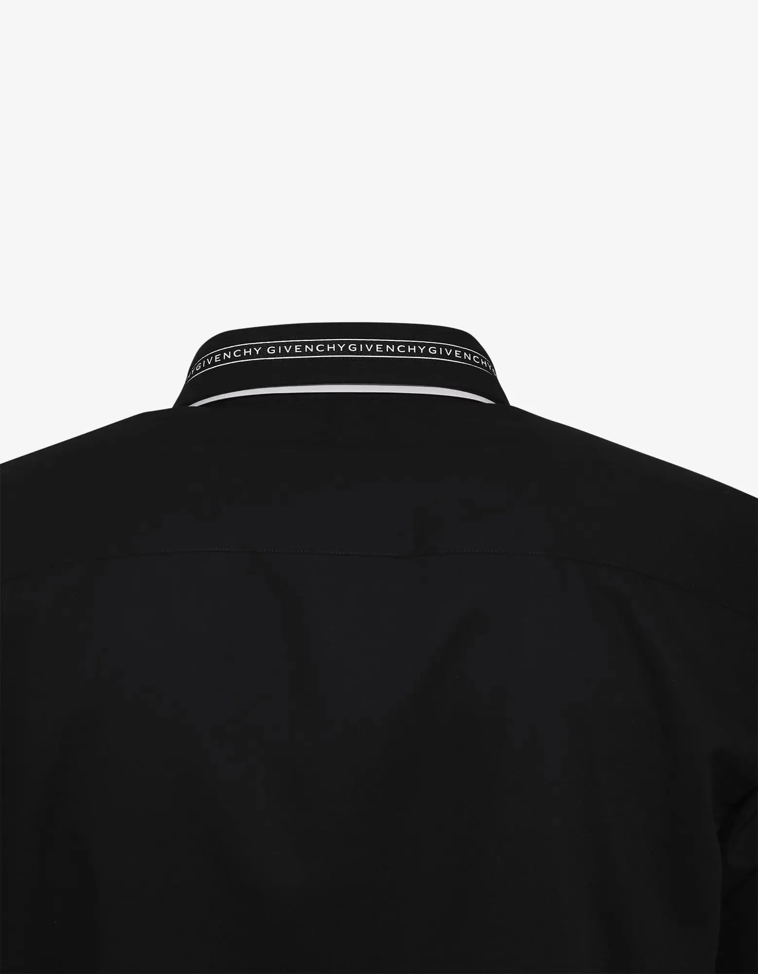 Givenchy Black Logo Collar Shirt sold by Zoo Fashions product image thumbnail 4
