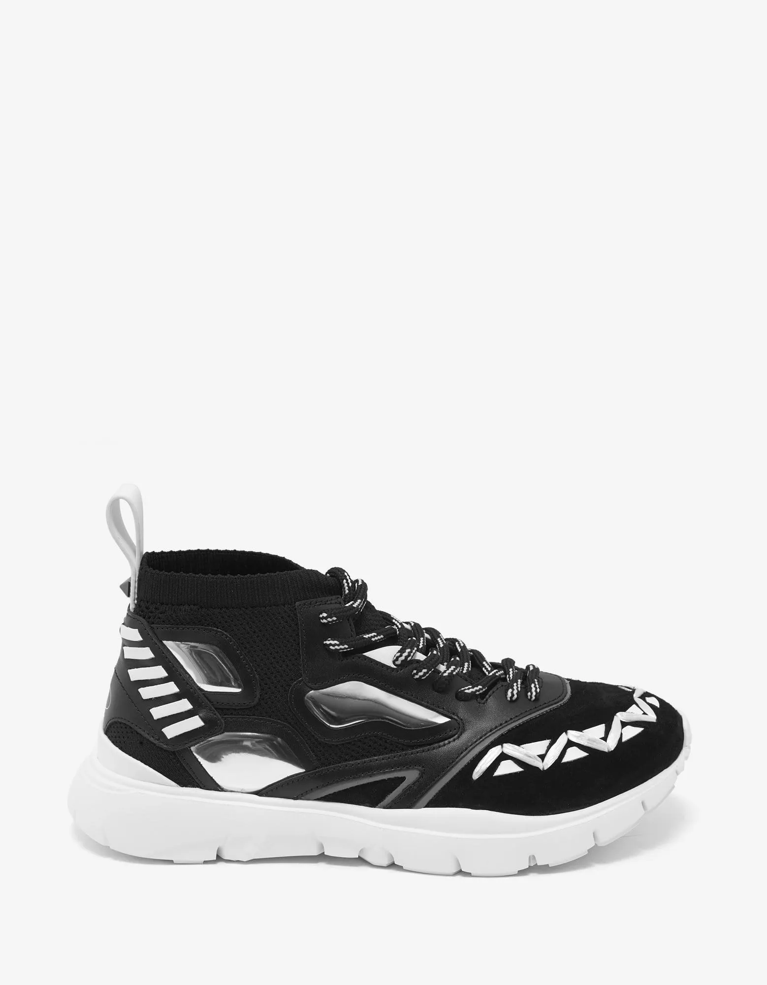 Valentino Heroes Reflex Black High Top Trainers sold by Zoo Fashions product image thumbnail 2