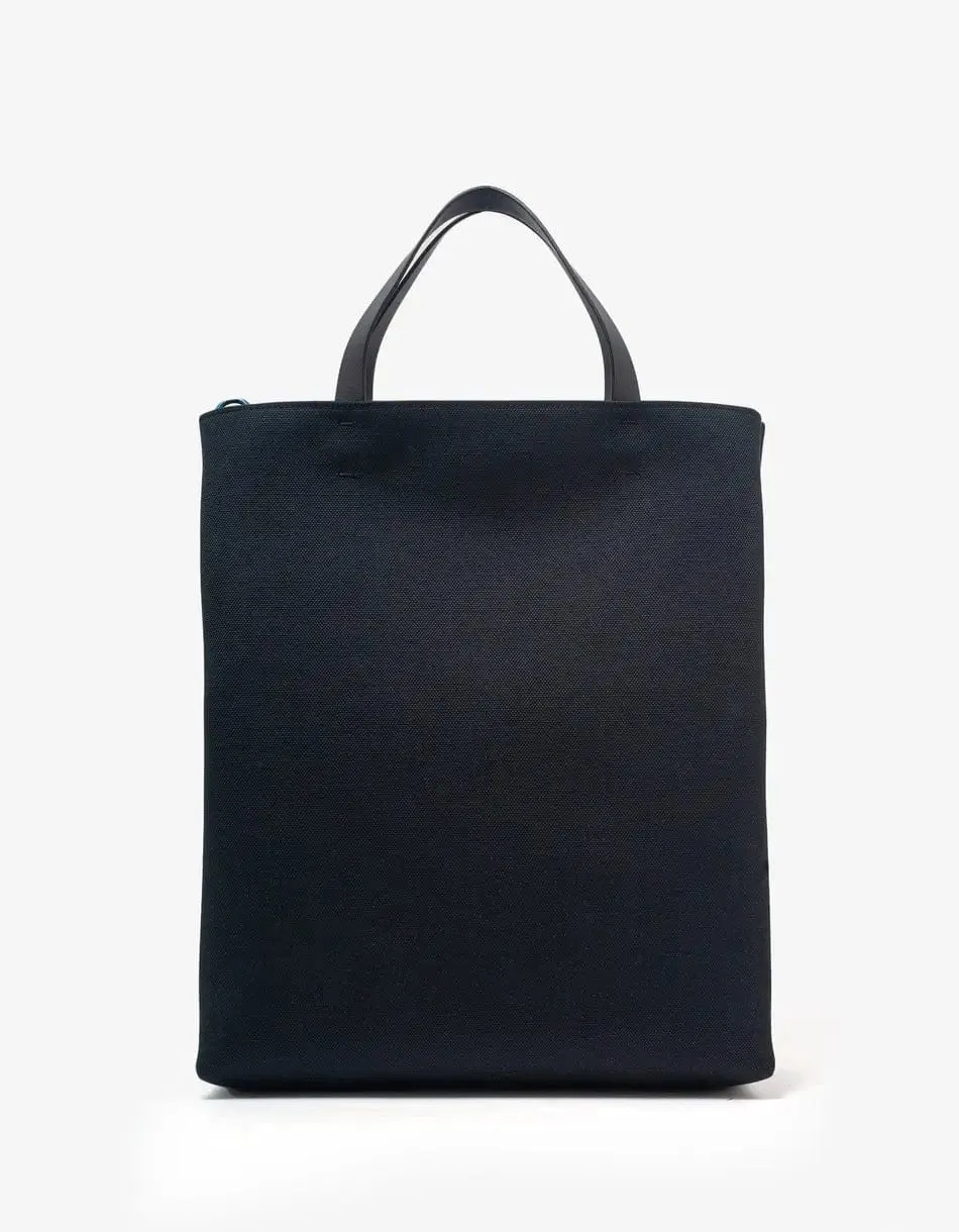 Valentino Blue VLogo Signature Canvas Shopping Bag sold by Zoo Fashions product image thumbnail 3