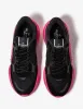 Valentino Black Bubbleback Mesh and Suede Trainers sold by Zoo Fashions