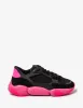 Valentino Black Bubbleback Mesh and Suede Trainers sold by Zoo Fashions
