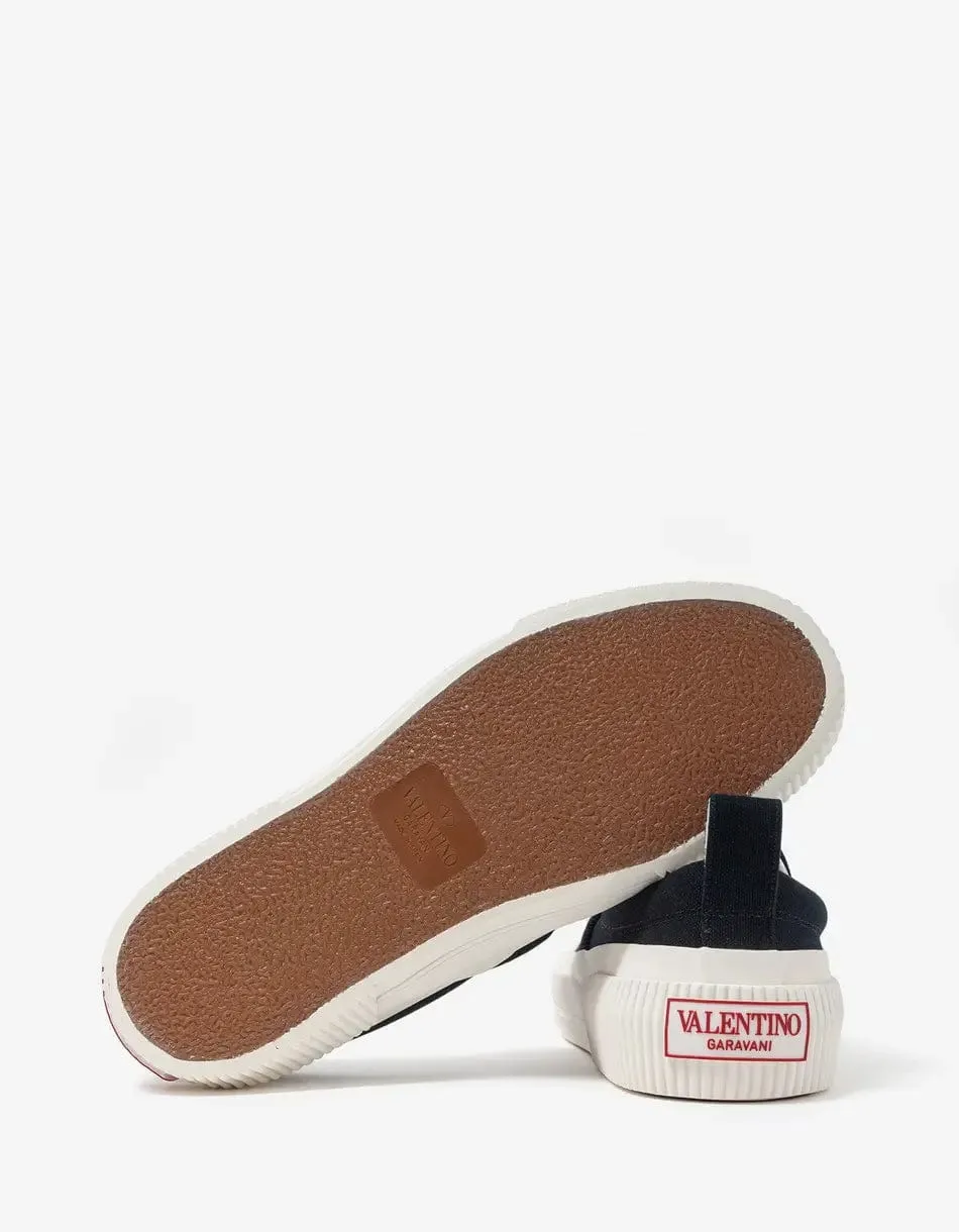 Valentino Black VLTN Slip On Trainers sold by Zoo Fashions product image thumbnail 3