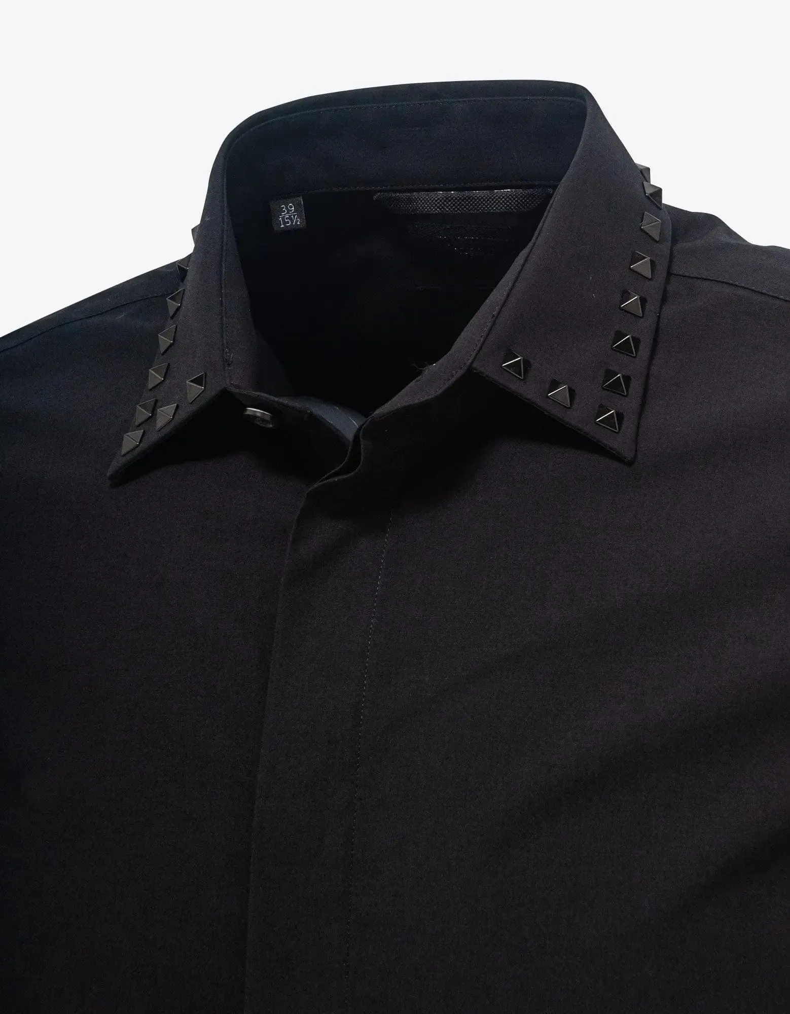 Valentino Black Untitled Stud Shirt sold by Zoo Fashions product image thumbnail 5