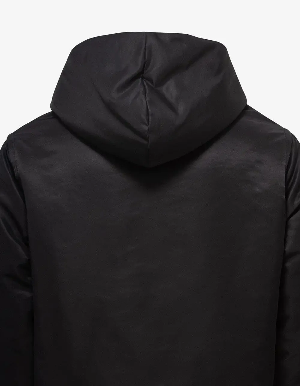 Valentino Black Stud Detail Nylon Hoodie sold by Zoo Fashions product image thumbnail 4