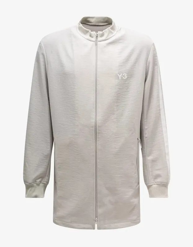 Y-3 Orbit Grey CH1 Stripes Track Top sold by Zoo Fashions