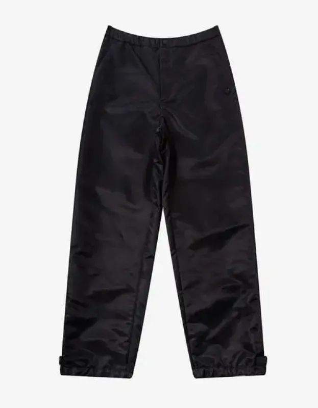 Valentino Black Nylon Cargo Trousers sold by Zoo Fashions