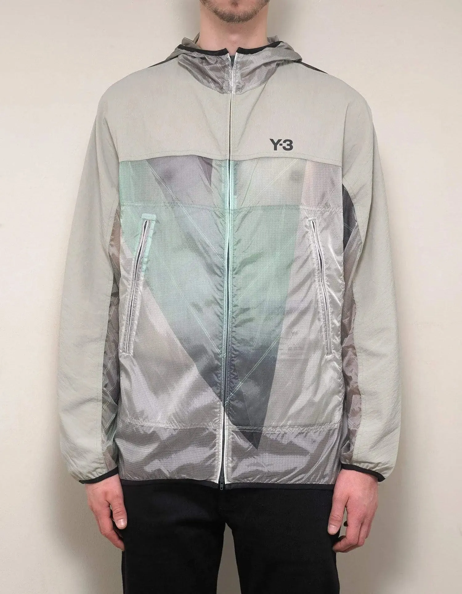 Y-3 Beige AOP Packable Jacket sold by Zoo Fashions product image thumbnail 5
