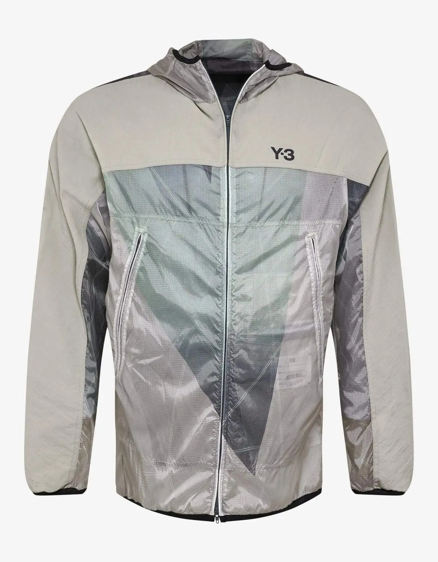 Y-3 Beige AOP Packable Jacket sold by Zoo Fashions