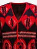 Amiri Mohair Logo Heart Cardigan sold by Zoo Fashions