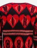 Amiri Mohair Logo Heart Cardigan sold by Zoo Fashions