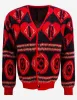 Amiri Mohair Logo Heart Cardigan sold by Zoo Fashions