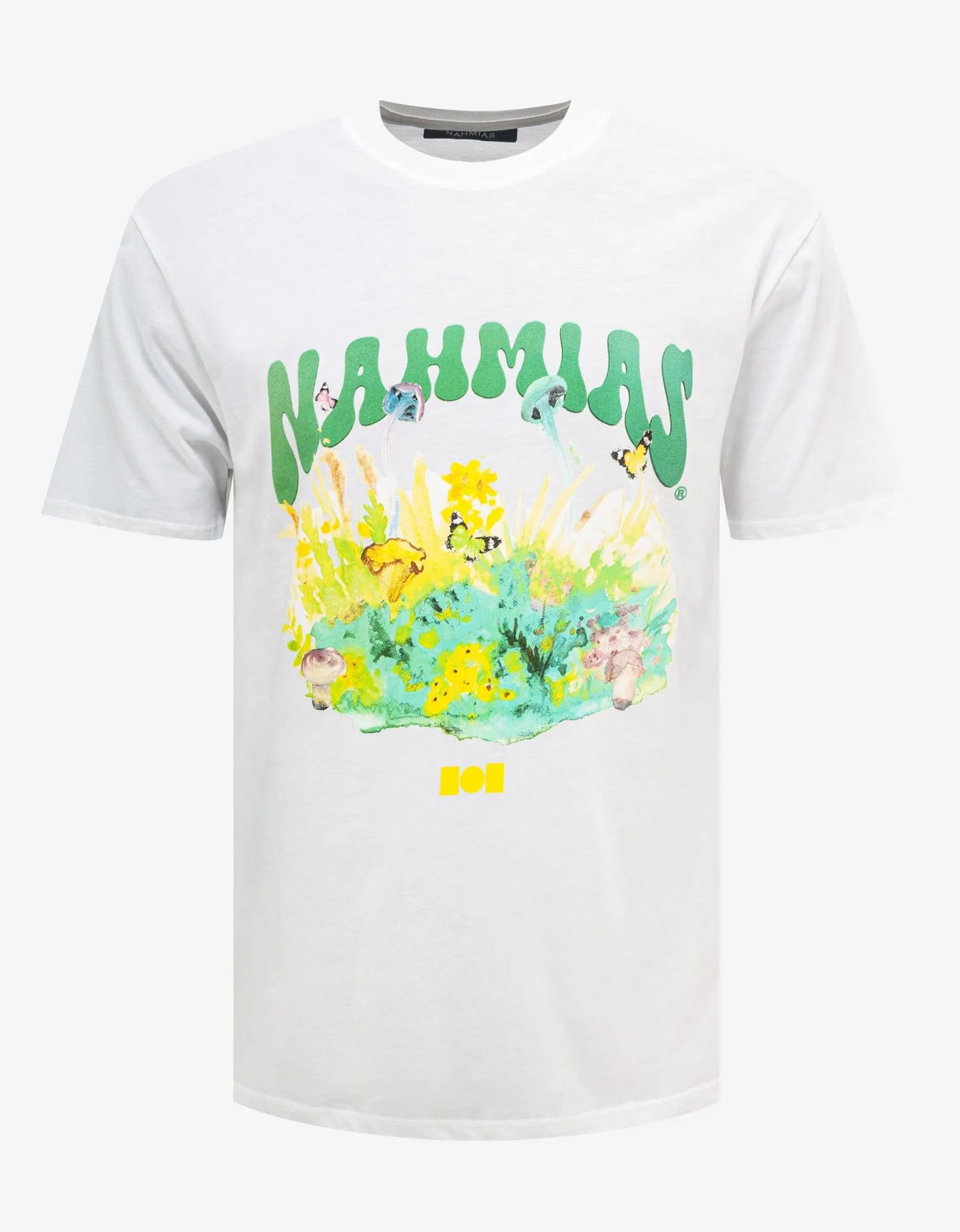 Nahmias White Nahmias Floral T-Shirt sold by Zoo Fashions