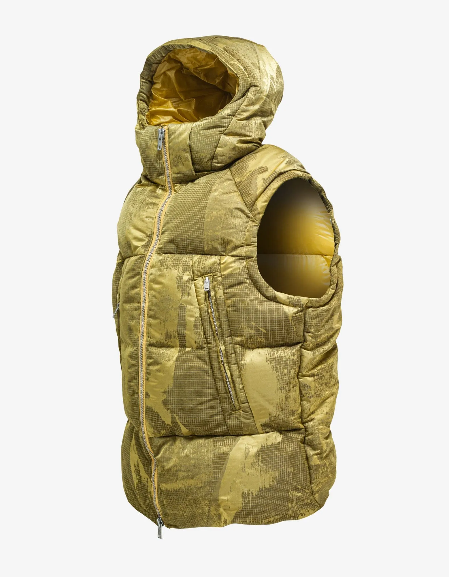 Y-3 Yellow Graphic Gilet sold by Zoo Fashions product image thumbnail 5