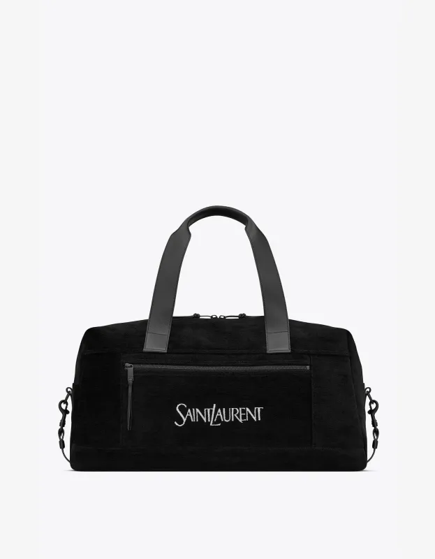 Saint Laurent Black Logo Duffle Bag sold by Zoo Fashions