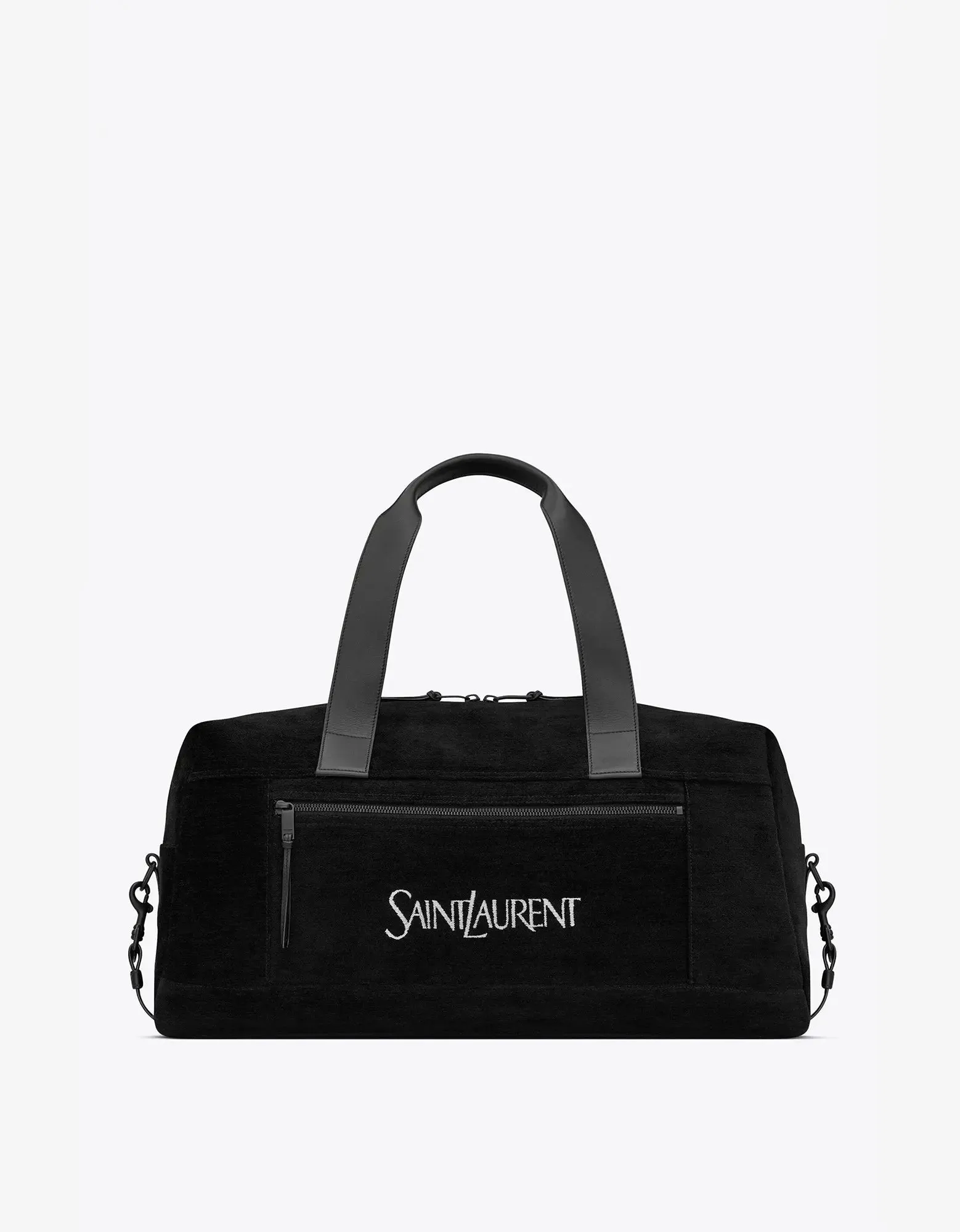 Saint Laurent Black Logo Duffle Bag sold by Zoo Fashions