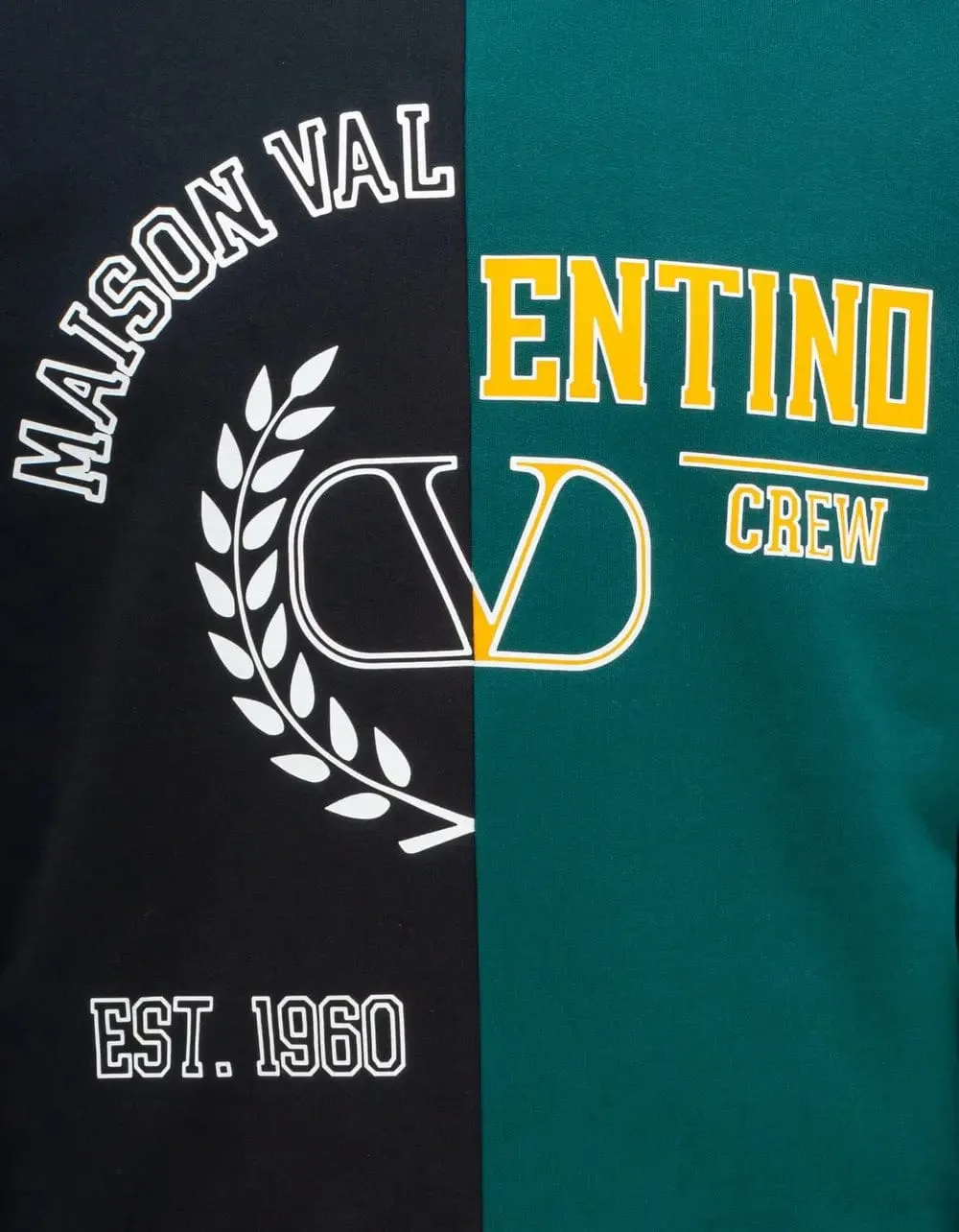 Valentino Black & Green Print Sweatshirt sold by Zoo Fashions product image thumbnail 5