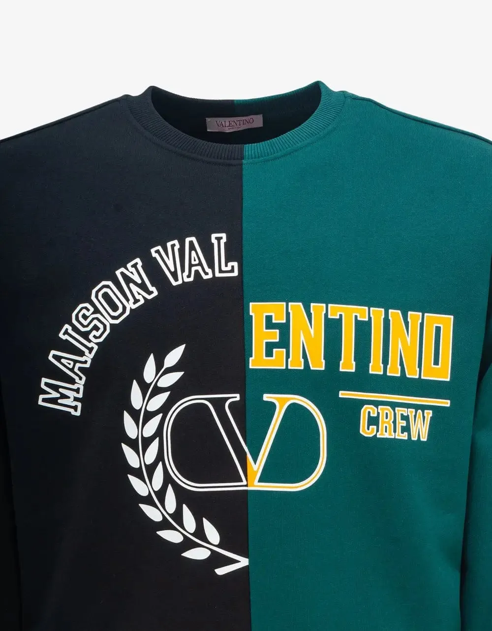 Valentino Black & Green Print Sweatshirt sold by Zoo Fashions product image thumbnail 3