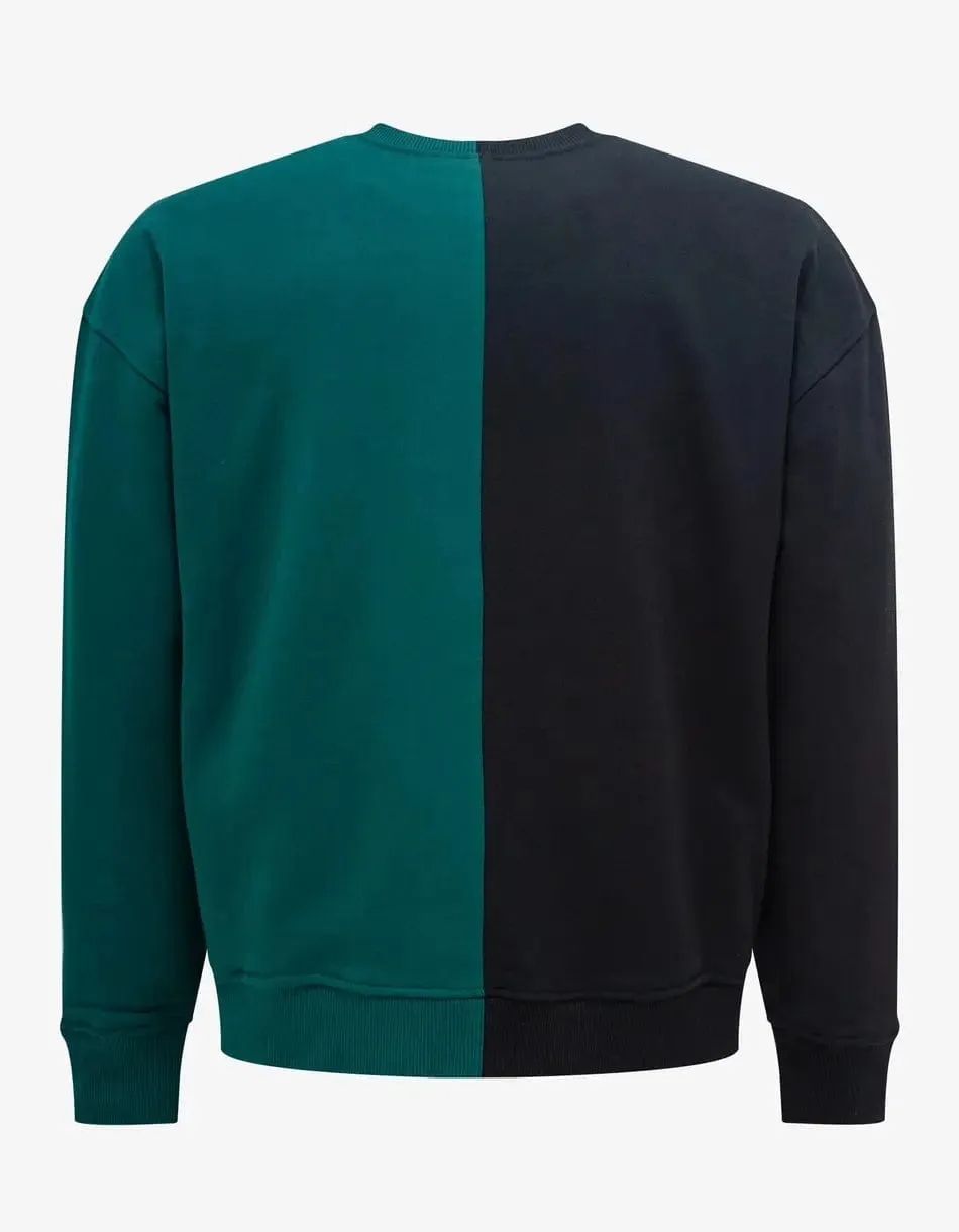 Valentino Black & Green Print Sweatshirt sold by Zoo Fashions product image thumbnail 2