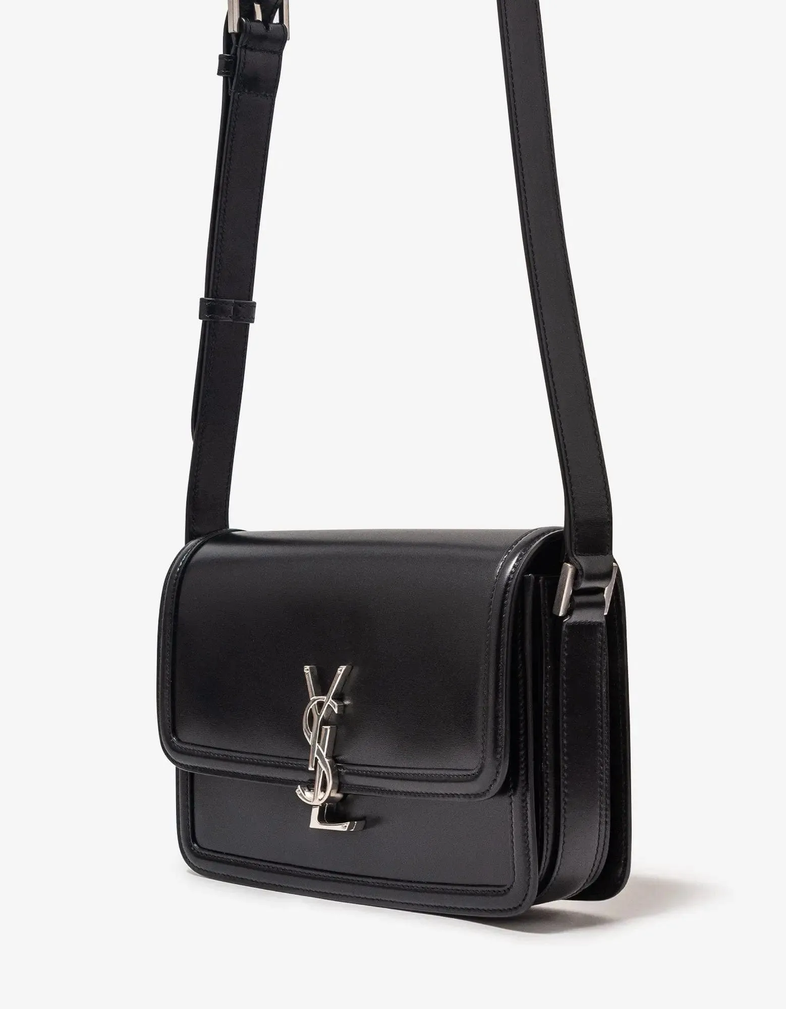 Saint Laurent Black Solferino Medium Satchel Bag sold by Zoo Fashions product image thumbnail 4