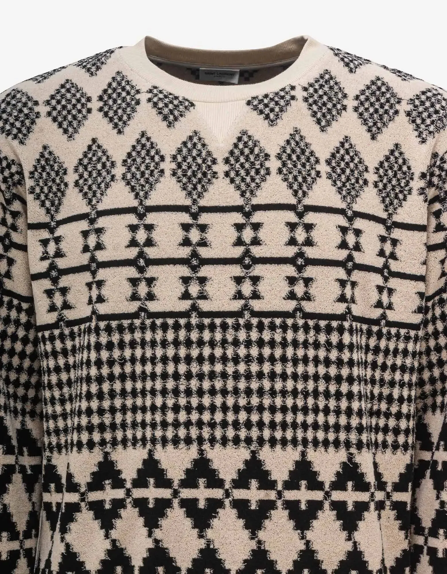 Saint Laurent Neutral Jacquard Sweatshirt sold by Zoo Fashions product image thumbnail 5