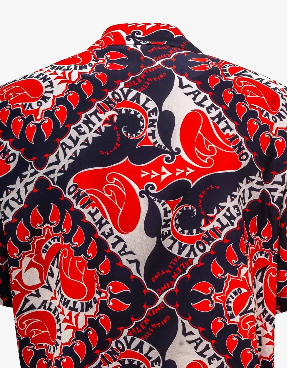 Valentino Archive Manifesto Bandana Print Silk Shirt sold by Zoo Fashions product image thumbnail 4