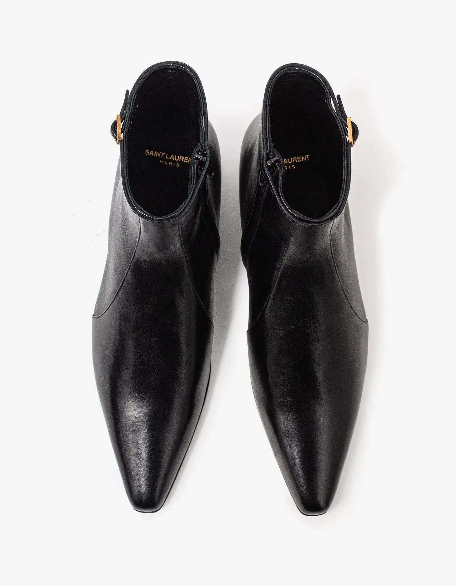 Saint Laurent Arsun Black Ankle Boots sold by Zoo Fashions product image thumbnail 5