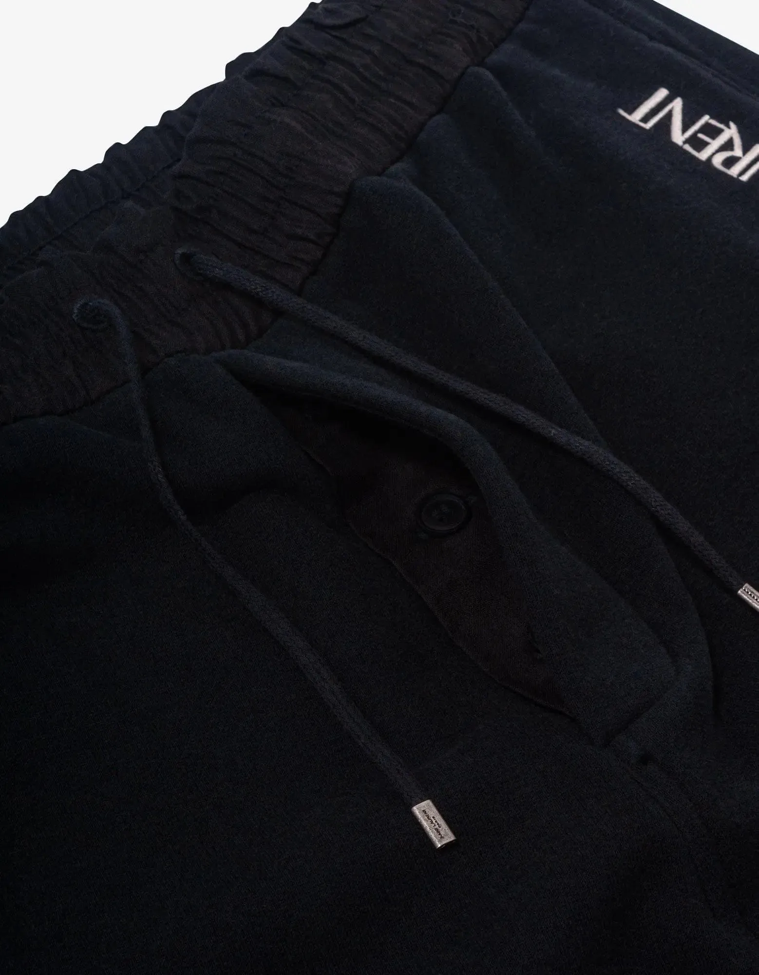 Saint Laurent Black Logo Sweat Shorts sold by Zoo Fashions product image thumbnail 3