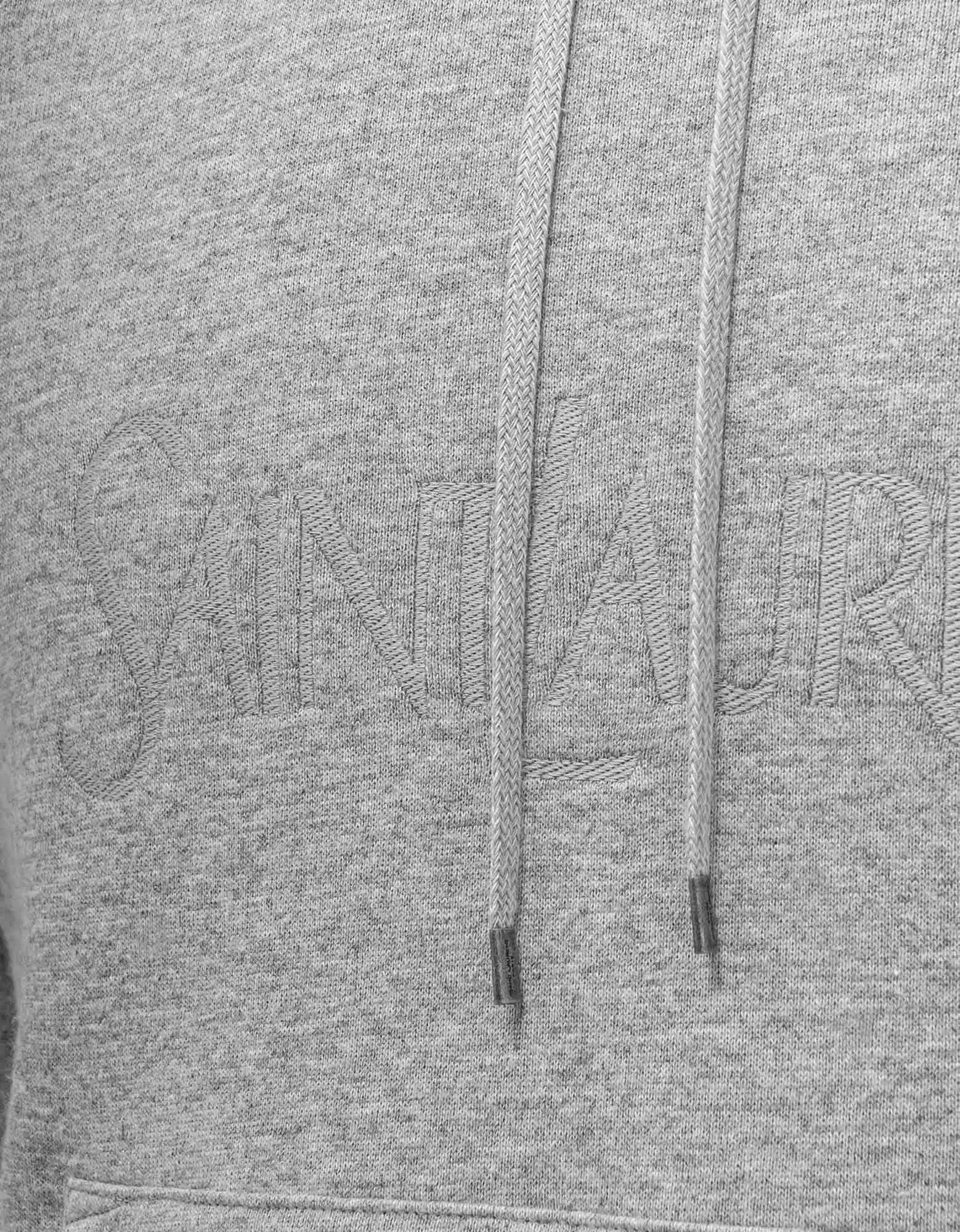 Saint Laurent Grey Logo Embroidery Hoodie sold by Zoo Fashions product image thumbnail 3