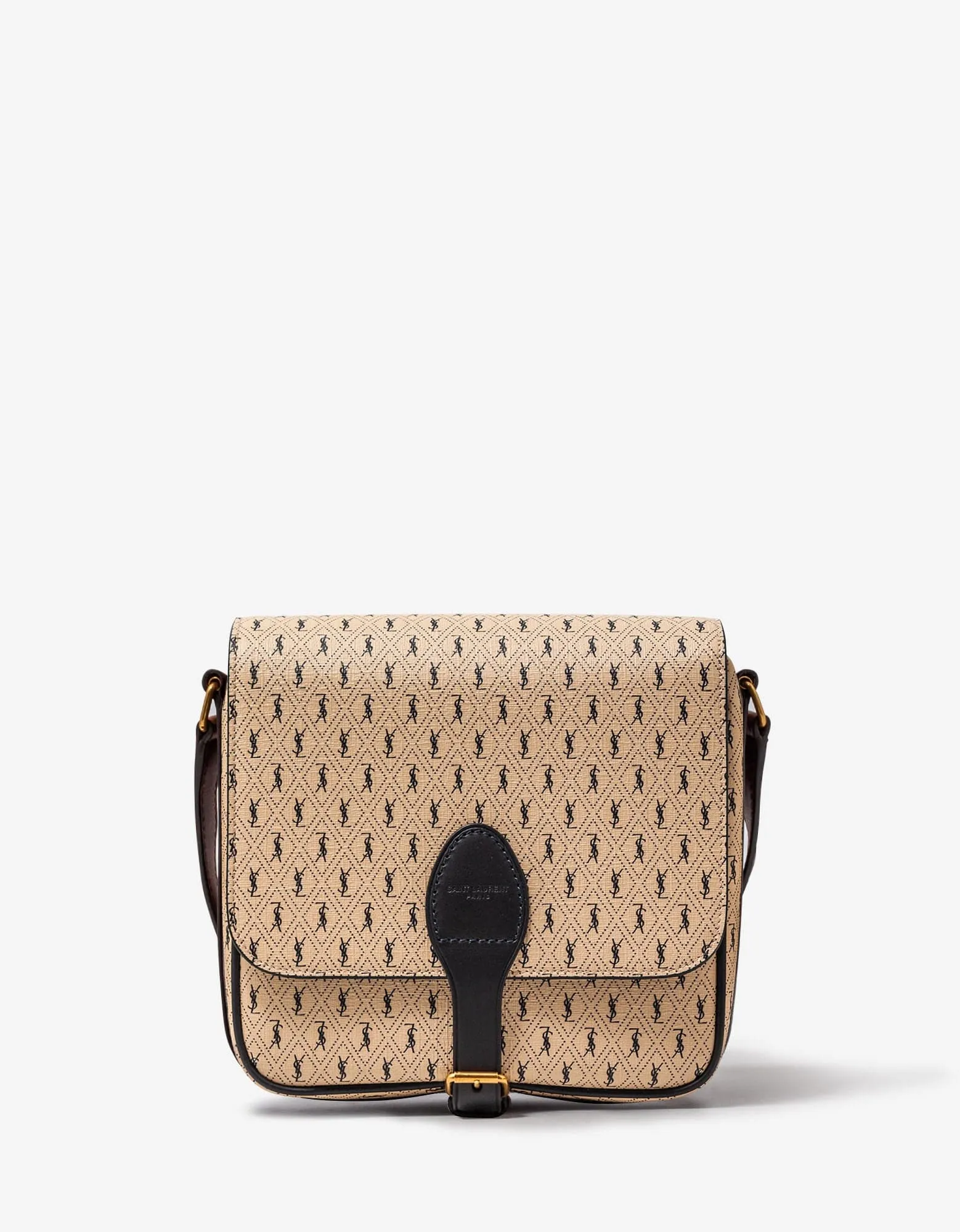 Saint Laurent Le Monogramme Medium Buckle Satchel sold by Zoo Fashions