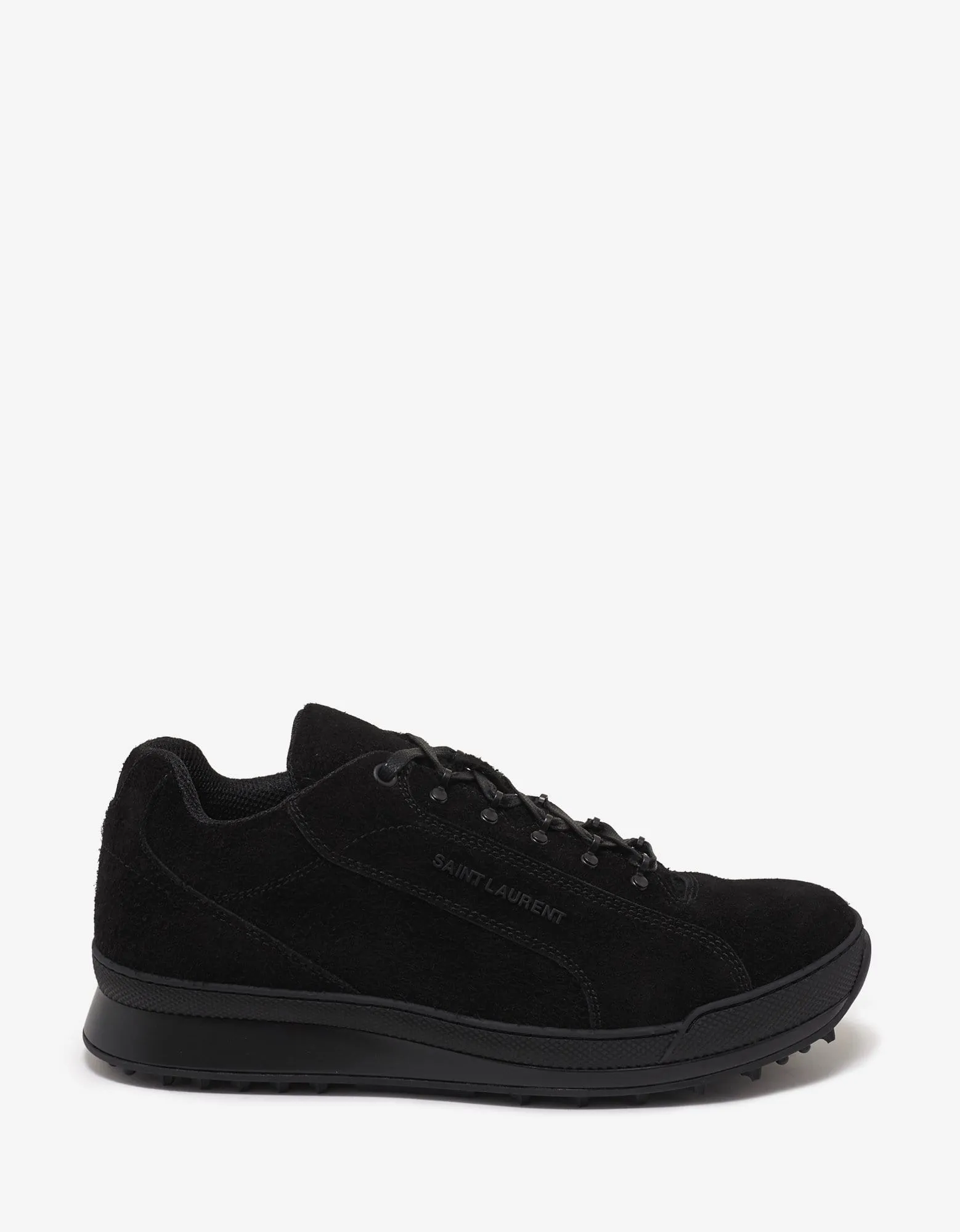 Saint Laurent Black Suede Leather Jump Trainers sold by Zoo Fashions product image thumbnail 2